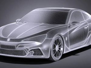 Generic Coupe GT 2017 3D Model