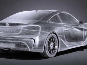 Generic Coupe GT 2017 3D Model