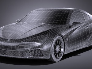 Generic Coupe GT 2017 Model 3D