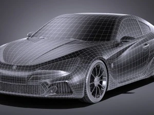 Generic Coupe GT 2017 3D Model