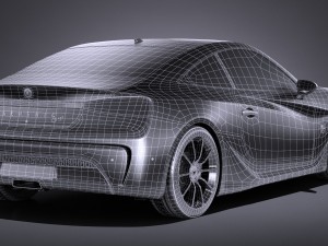 Generic Coupe GT 2017 Model 3D