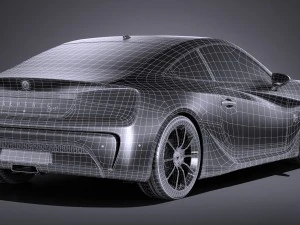 Generic Coupe GT 2017 3D Model