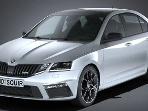 Skoda Octavia RS 2017 Modello 3D