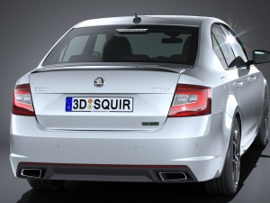 Skoda Octavia RS 2017 3D मॉडल