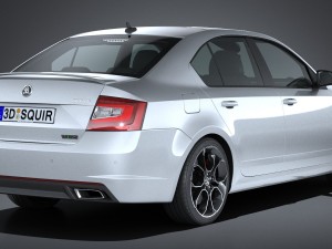 Skoda Octavia RS 2017 3D मॉडल