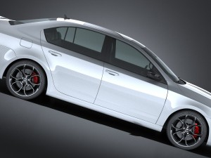 Skoda Octavia RS 2017 3D मॉडल