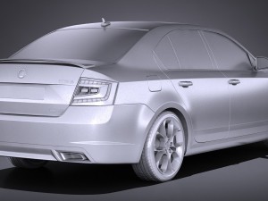 Skoda Octavia RS 2017 3D मॉडल