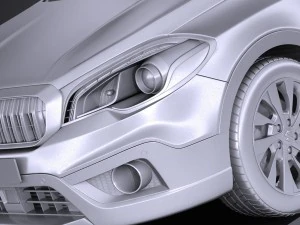 Suzuki SX4 S-Cross 2017 3D Model