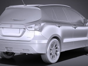Suzuki SX4 S-Cross 2017 Modèle 3D