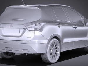 Suzuki SX4 S-Cross 2017 3D Model