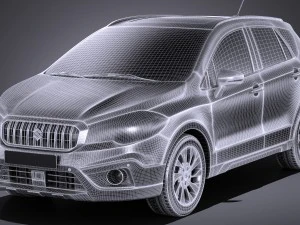 Suzuki SX4 S-Cross 2017 3D Model