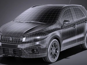 Suzuki SX4 S-Cross 2017 3D Model