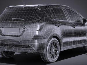 Suzuki SX4 S-Cross 2017 3D Model
