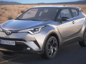 टोयोटा सी-एचआर 2017 3D मॉडल