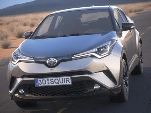 Toyota C-HR 2017 3D Model