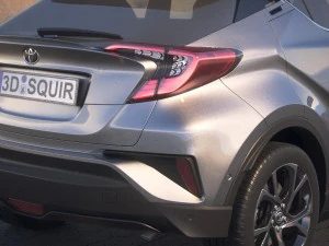 Toyota C-HR 2017 3D Model