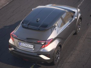 Toyota C-HR 2017 3D Model