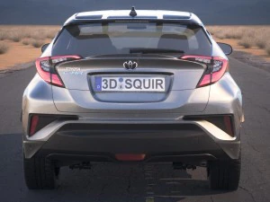 Toyota C-HR 2017 3D Model