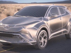 Toyota C-HR 2017 Model 3D