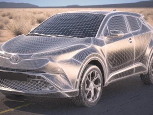 Toyota C-HR 2017 3D Model