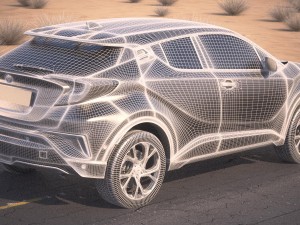 Toyota C-HR 2017 Model 3D