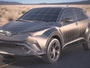 Toyota C-HR 2017 3D Model