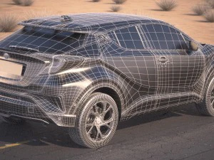 Toyota C-HR 2017 3D Model