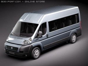 Fiat Ducato III passenger Modello 3D