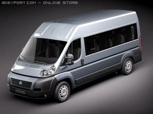Fiat Ducato III yolcusu 3D Model