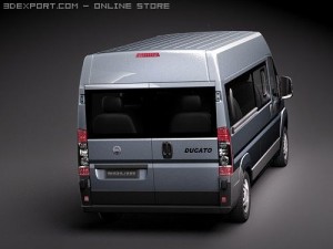 Fiat Ducato III passenger 3D Model
