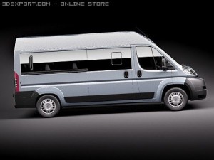 Fiat Ducato III passenger 3D Model