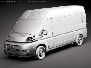 Fiat Ducato III passenger 3D Model