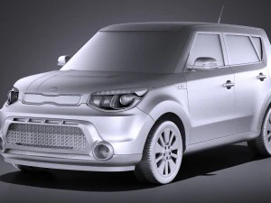 Kia Soul 2016 vray 3D Model