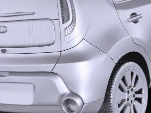 Kia Soul 2016 vray 3D Model