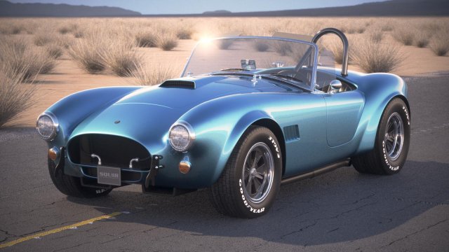 Shelby Cobra 289 1965 3D 모델 .c4d .max .obj .3ds .fbx .stl .blend