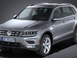 Volkswagen Tiguan Allspace 2018 3D Модель