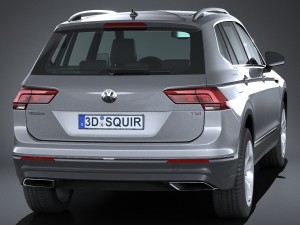 Volkswagen Tiguan Allspace 2018 3D Model