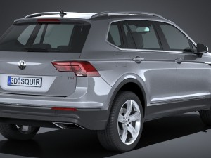 Volkswagen Tiguan Allspace 2018 3D Model