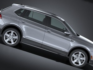 Volkswagen Tiguan Allspace 2018 3D Model