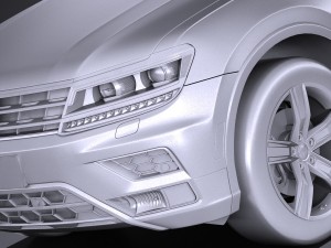 Volkswagen Tiguan Allspace 2018 3D Model