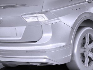 Volkswagen Tiguan Allspace 2018 3D Model