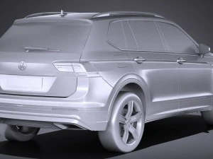 Volkswagen Tiguan Allspace 2018 3D Model