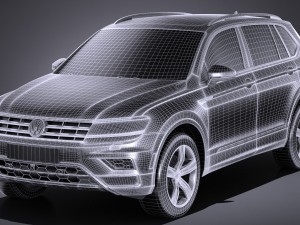 Volkswagen Tiguan Allspace 2018 3D Model