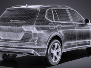 Volkswagen Tiguan Allspace 2018 3D Model