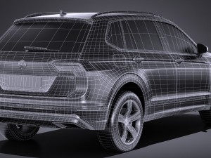 Volkswagen Tiguan Allspace 2018 3D Model