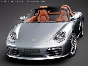 Porsche Boxster S 2010 3D Model