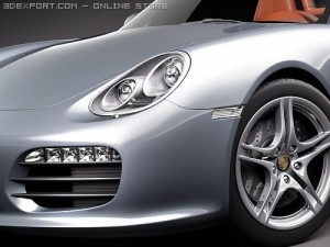 Porsche Boxster S 2010 3D Model