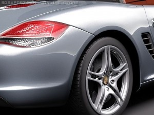 Porsche Boxster S 2010 3D Model