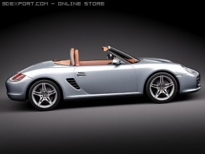 Porsche Boxster S 2010 3D Model