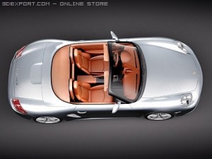 Porsche Boxster S 2010 3D Model